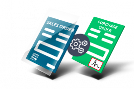 PO to SO diagram with two documents