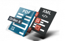 Order-X standard XML embedded into PDF