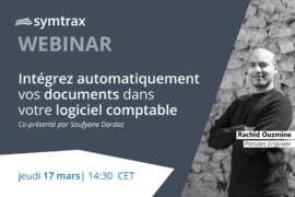 Intégration automatique de documents dans le logiciel comptable