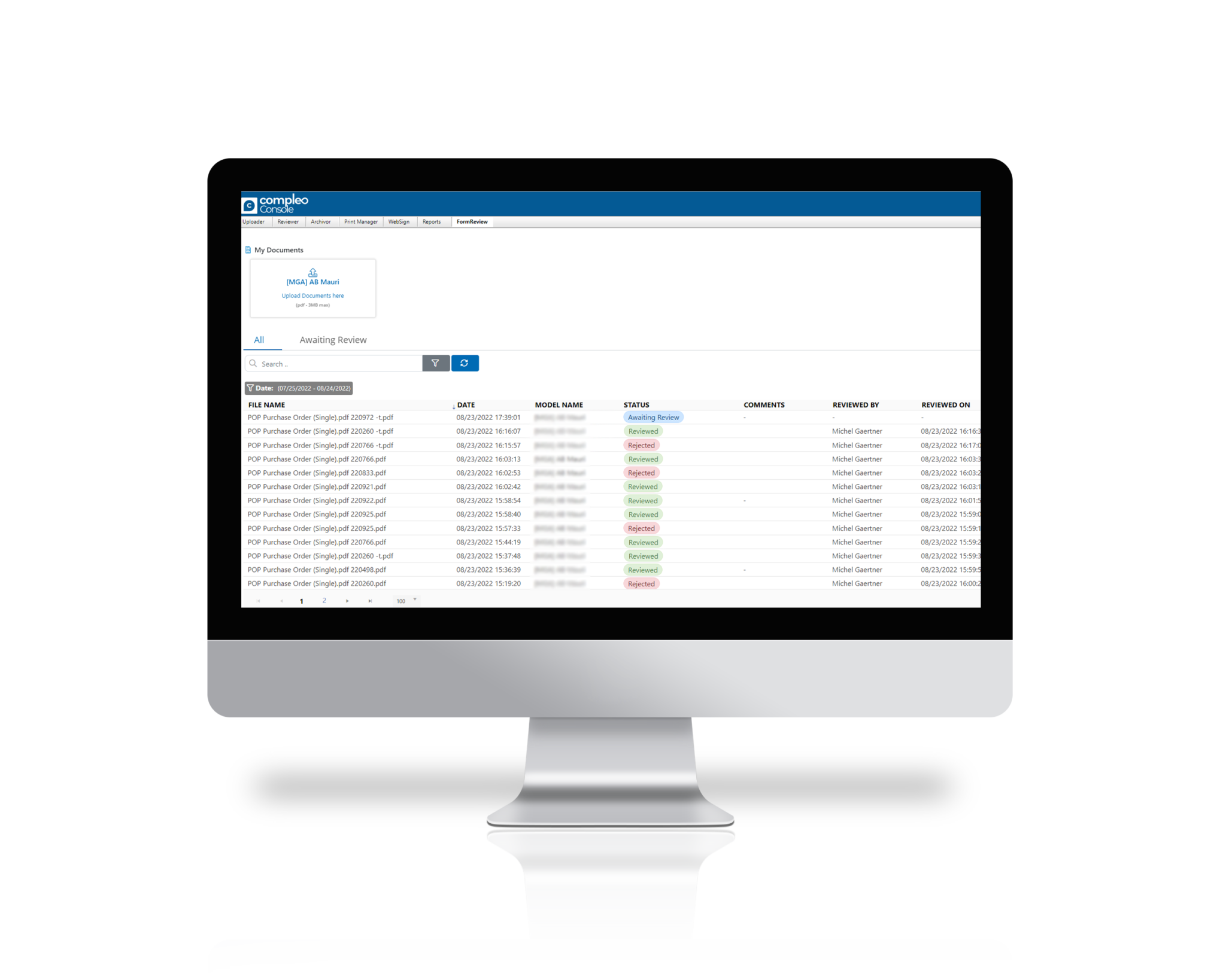 mock up machine learning compleo